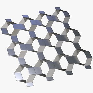 Grip Strut Metal Pattern 3D