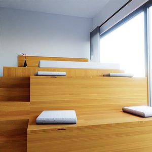 3D model Adaptive Furniture Bed