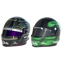 F1 Stake Sauber Team Helmets 2024