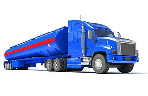 truck tank trailer model