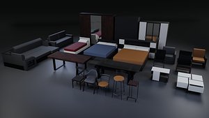 3D model sofa furniture