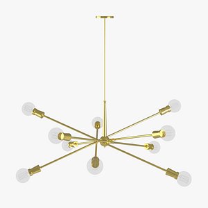 3D model Chandelier - Tubular
