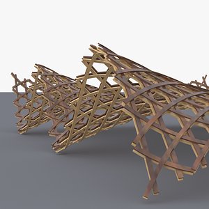 Parametric Woven Wood Structure UNIT-02