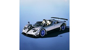 Pagani Zonda HP Barchetta 2021 3D model
