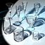 3d drinking glasses model