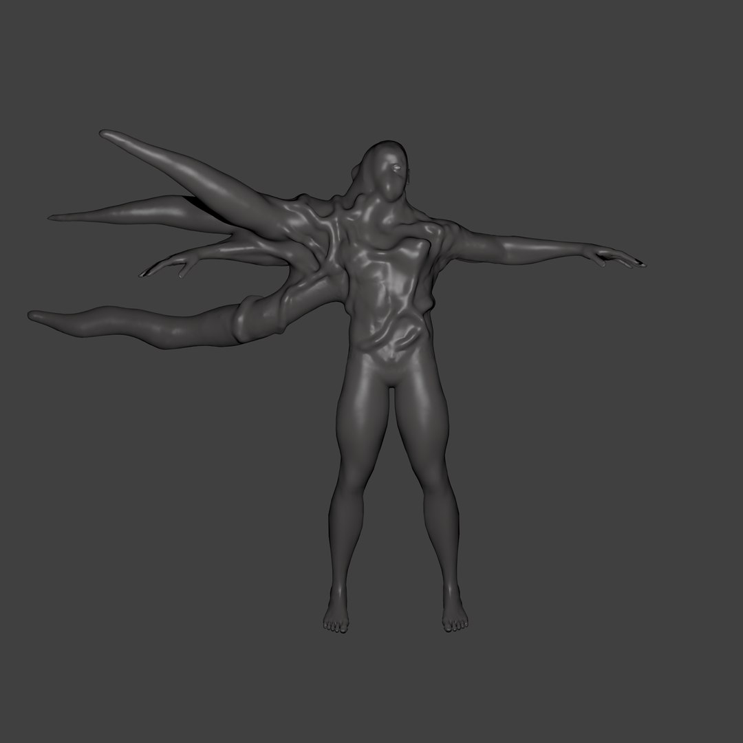 Humanoid Mutant 3d Model