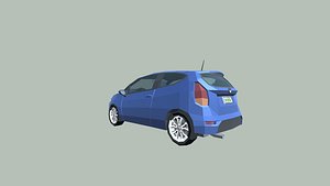 3D Low Poly Car