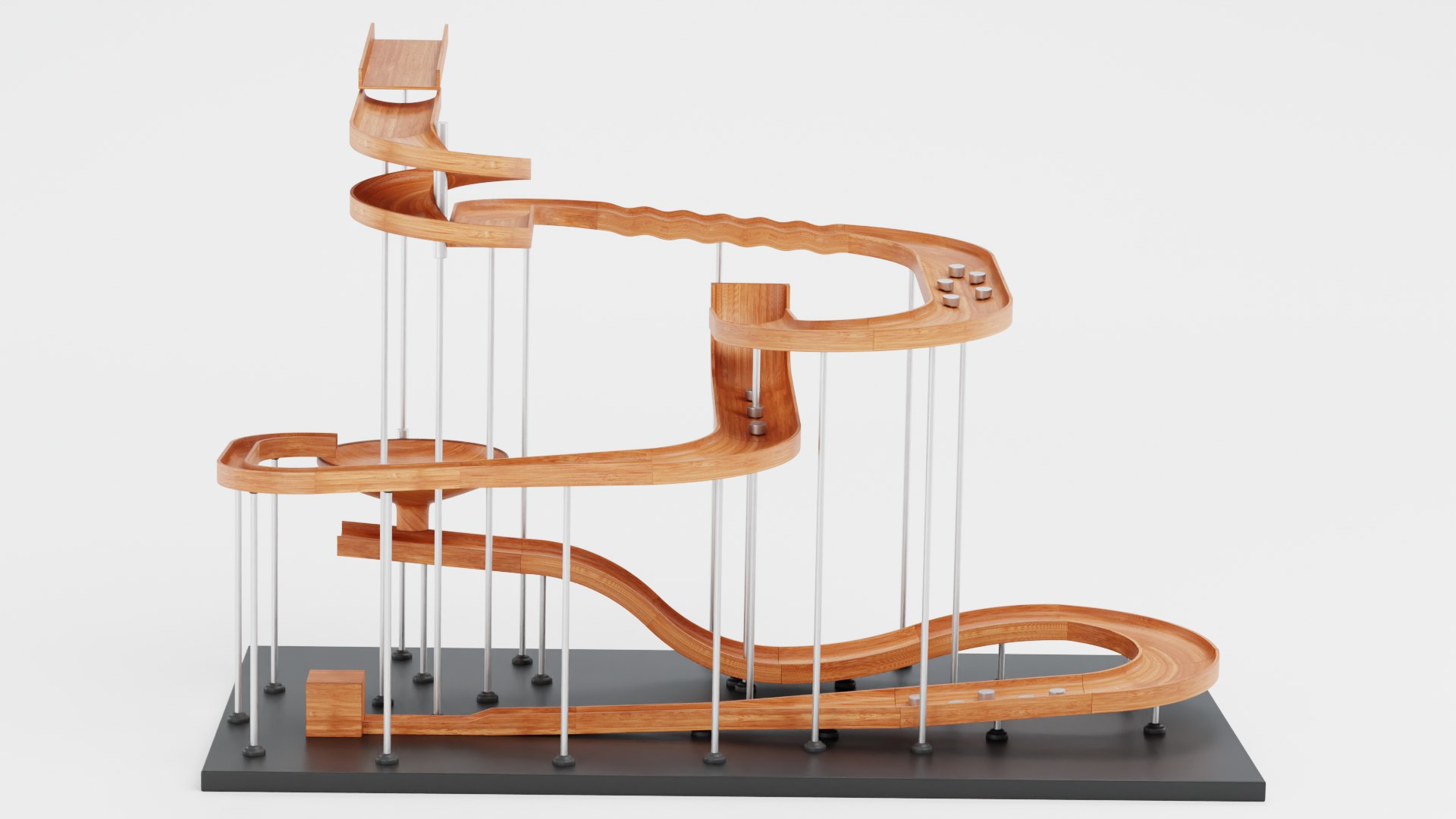 Marble Run Track 3D - TurboSquid 2380572