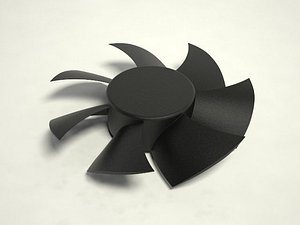 3d computer fan model