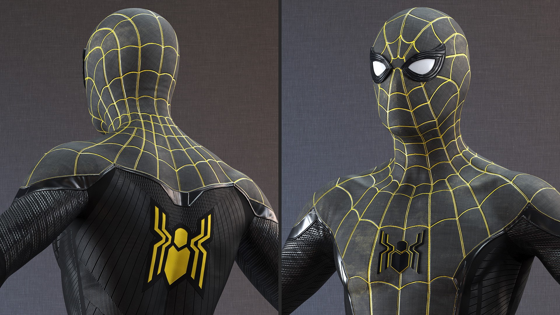 3D Model Spiderman Black Suit Rigged - TurboSquid 2092675