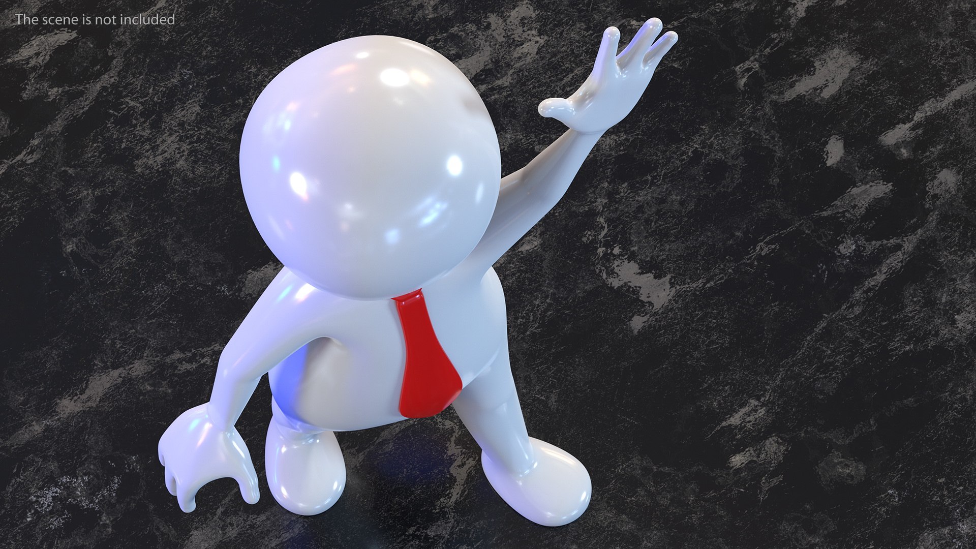 Waving Stickman With Red Tie 3D Model $29 - .3ds .blend .c4d .fbx .max .ma  .lxo .obj .usdz .gltf .upk .unitypackage - Free3D