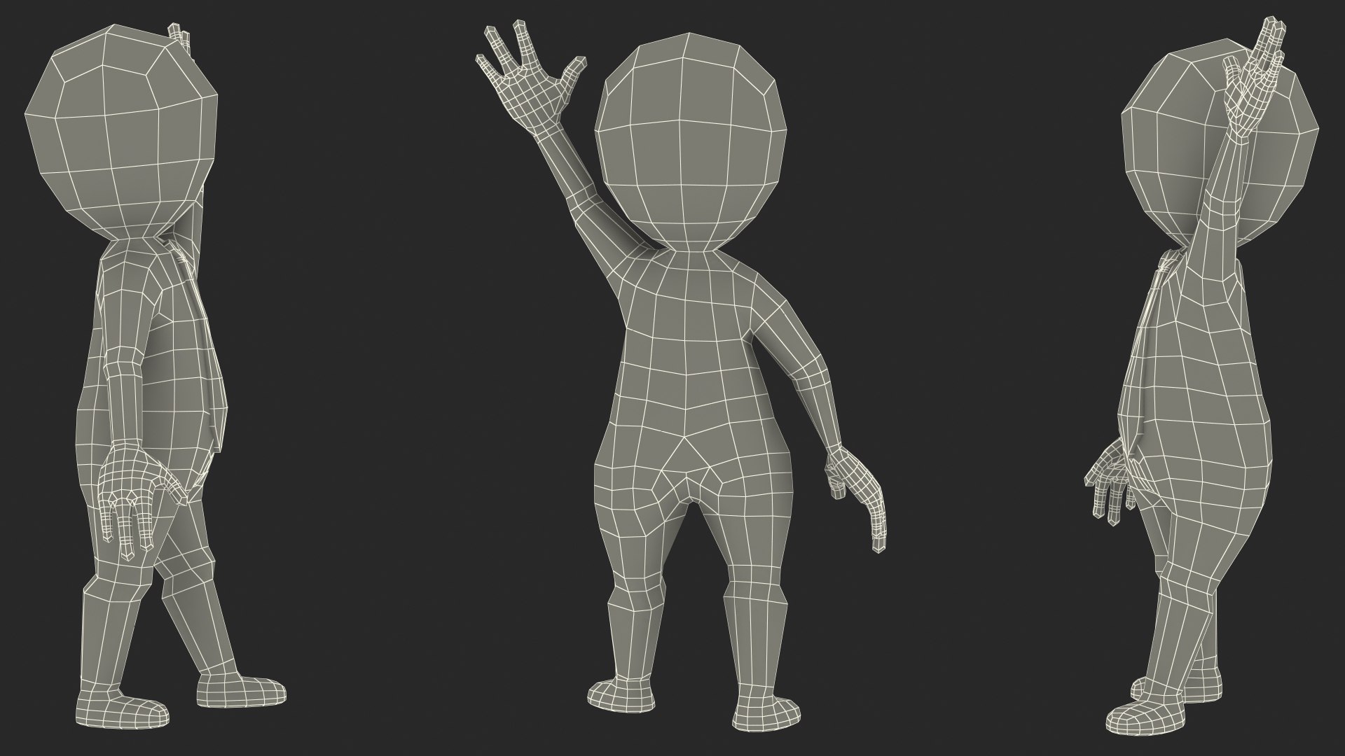 Waving Stickman With Red Tie 3D Model $29 - .3ds .blend .c4d .fbx .max .ma  .lxo .obj .usdz .gltf .upk .unitypackage - Free3D