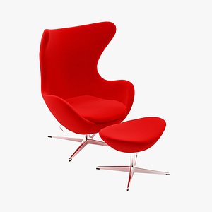 3d design arne jacobsen egg