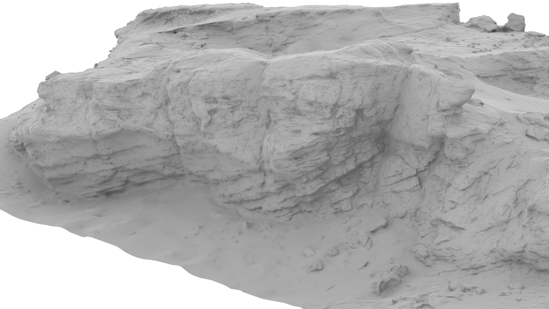 3D model Namibian Desert Rock Formation 05 - Scan - TurboSquid 1995754