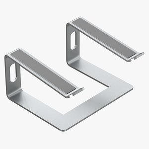 Laptop Notebook Aluminum Riser Stand 3D model