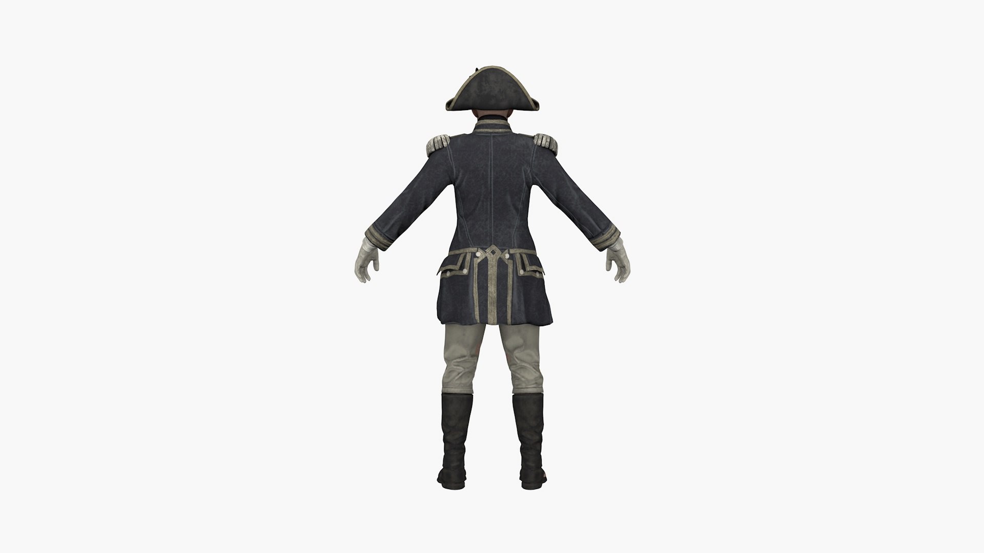 3D model Female Commander - TurboSquid 1838323