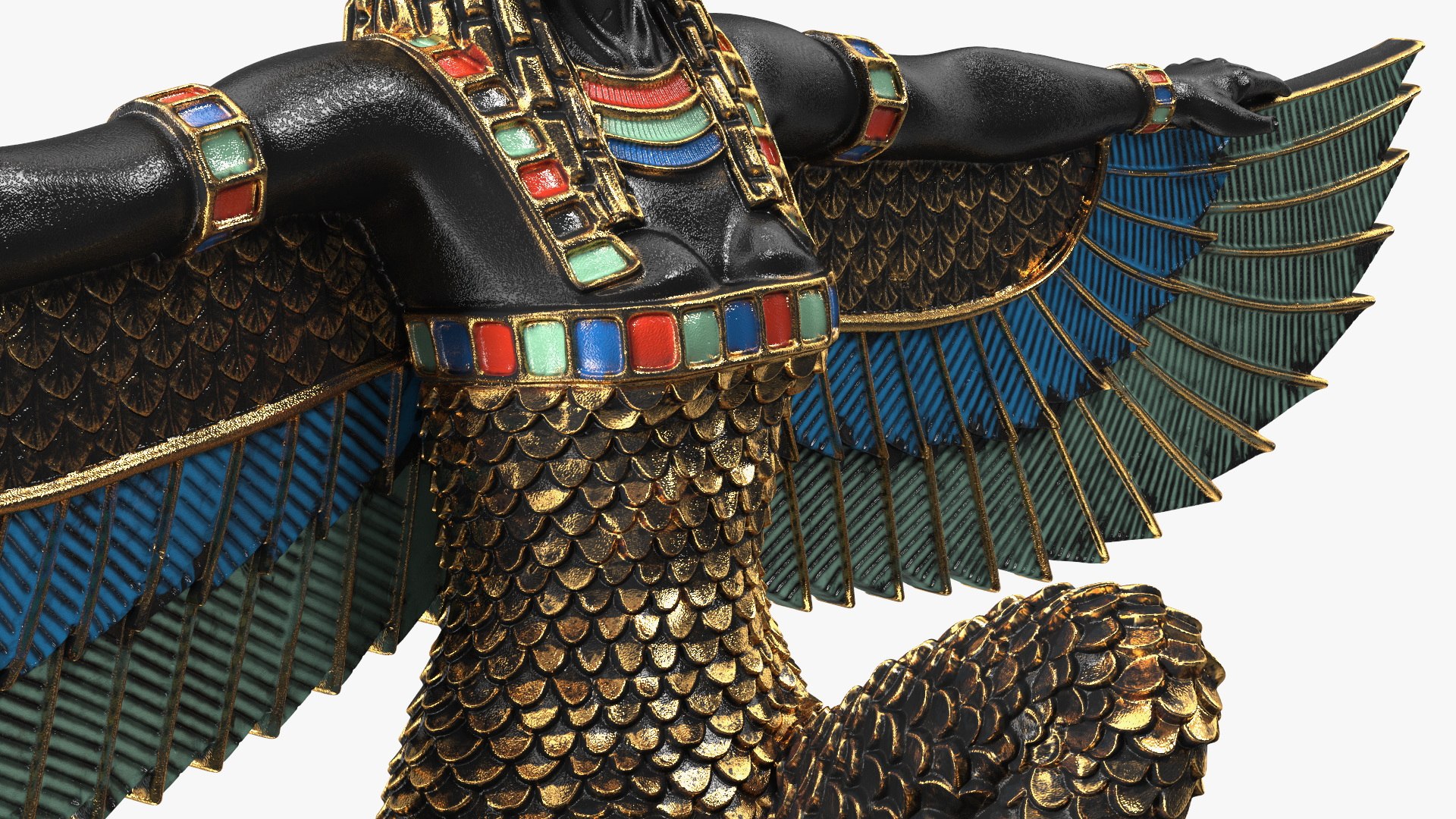 Egypt Goddess Isis Statue 3D model - TurboSquid 2027953