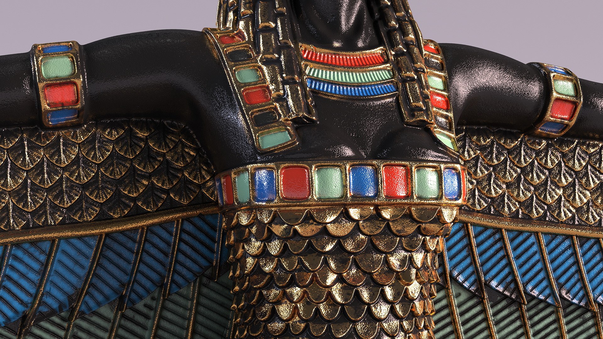 Egypt Goddess Isis Statue 3D model - TurboSquid 2027953 image.