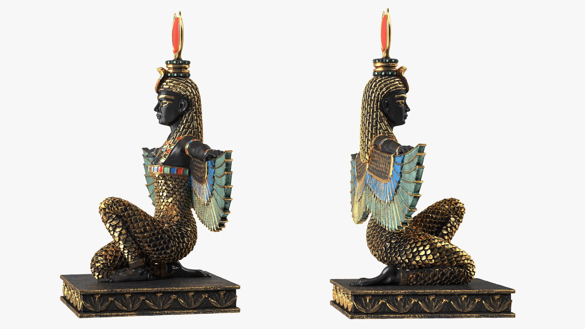 Egypt Goddess Isis Statue 3D model - TurboSquid 2027953