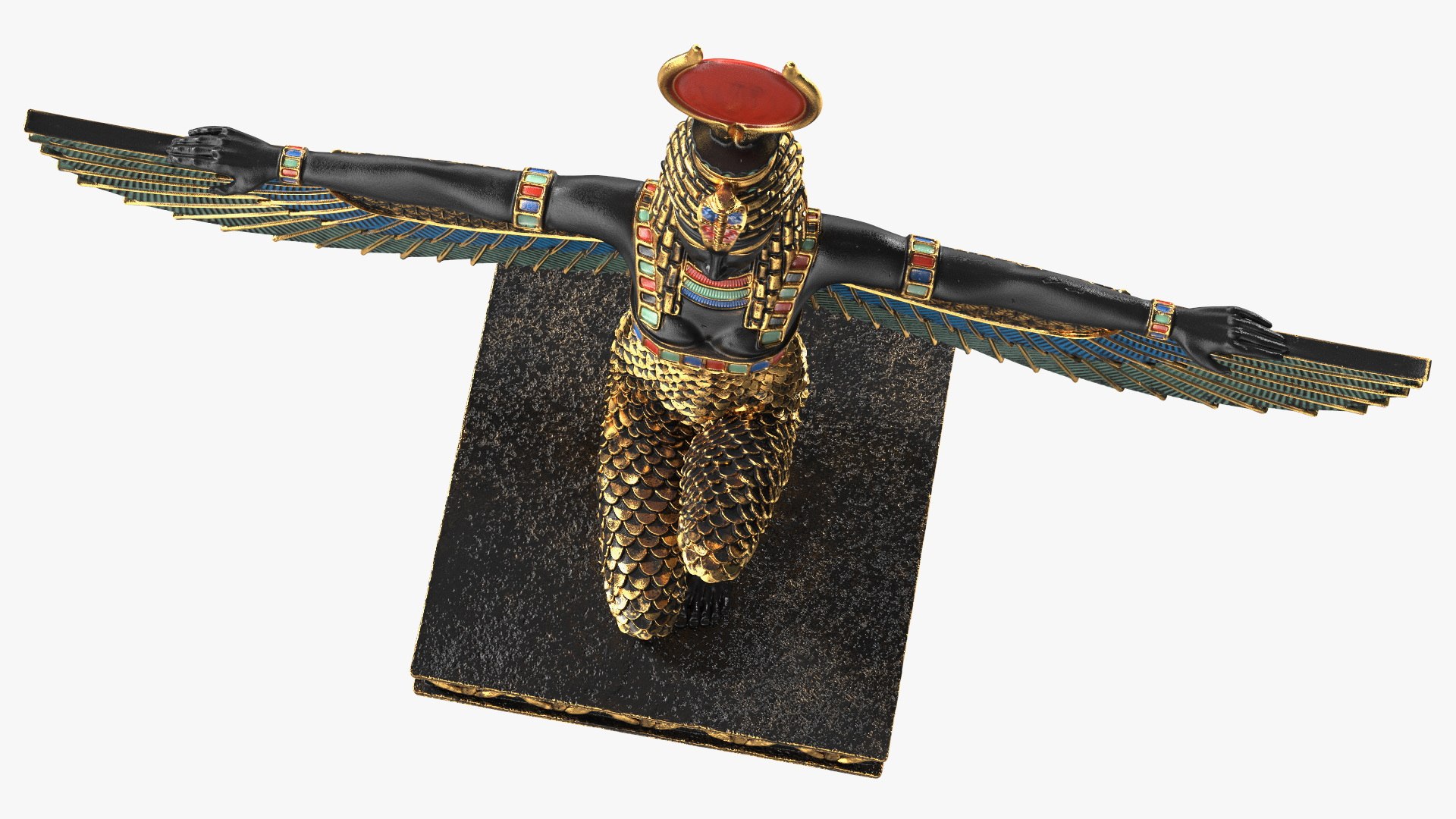 Egypt Goddess Isis Statue 3D model - TurboSquid 2027953