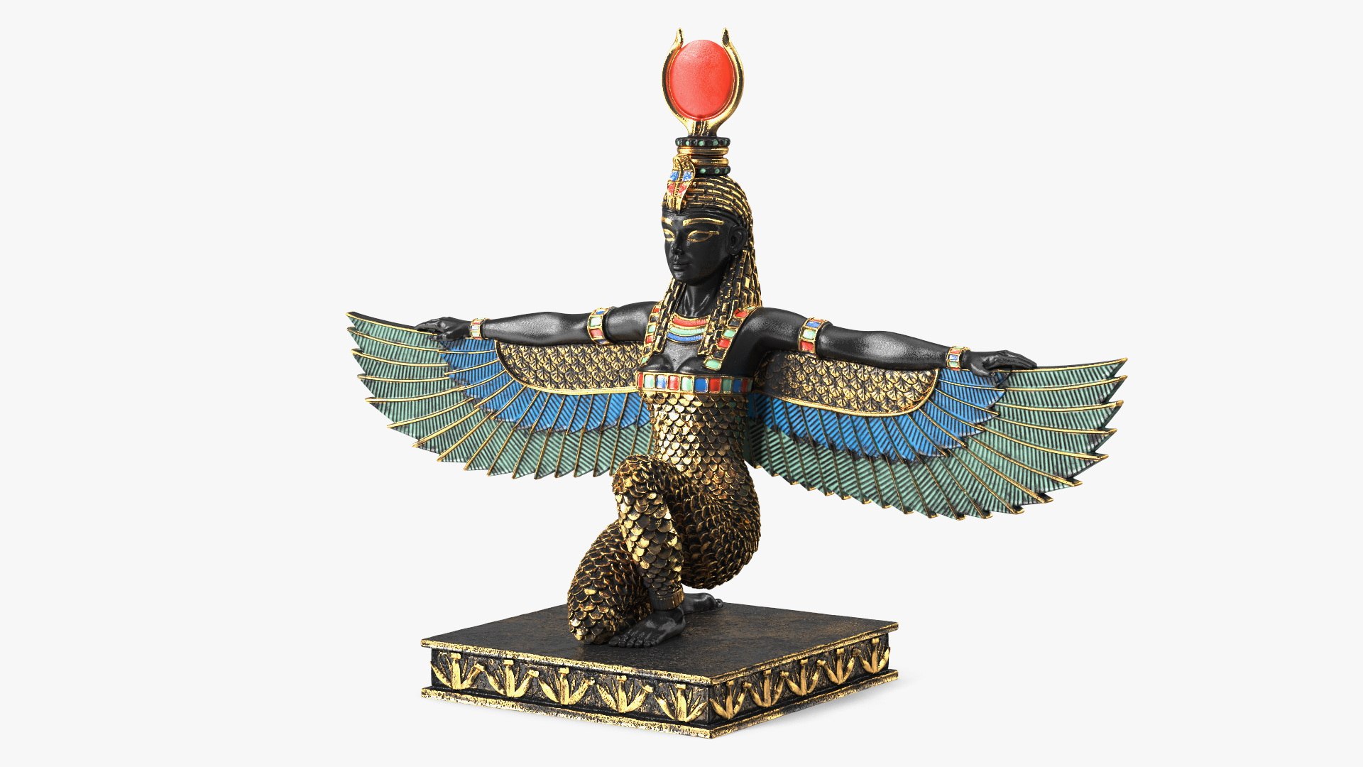 Egypt Goddess Isis Statue 3D model - TurboSquid 2027953