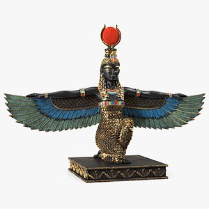 Egypt Goddess Isis Statue 3D model