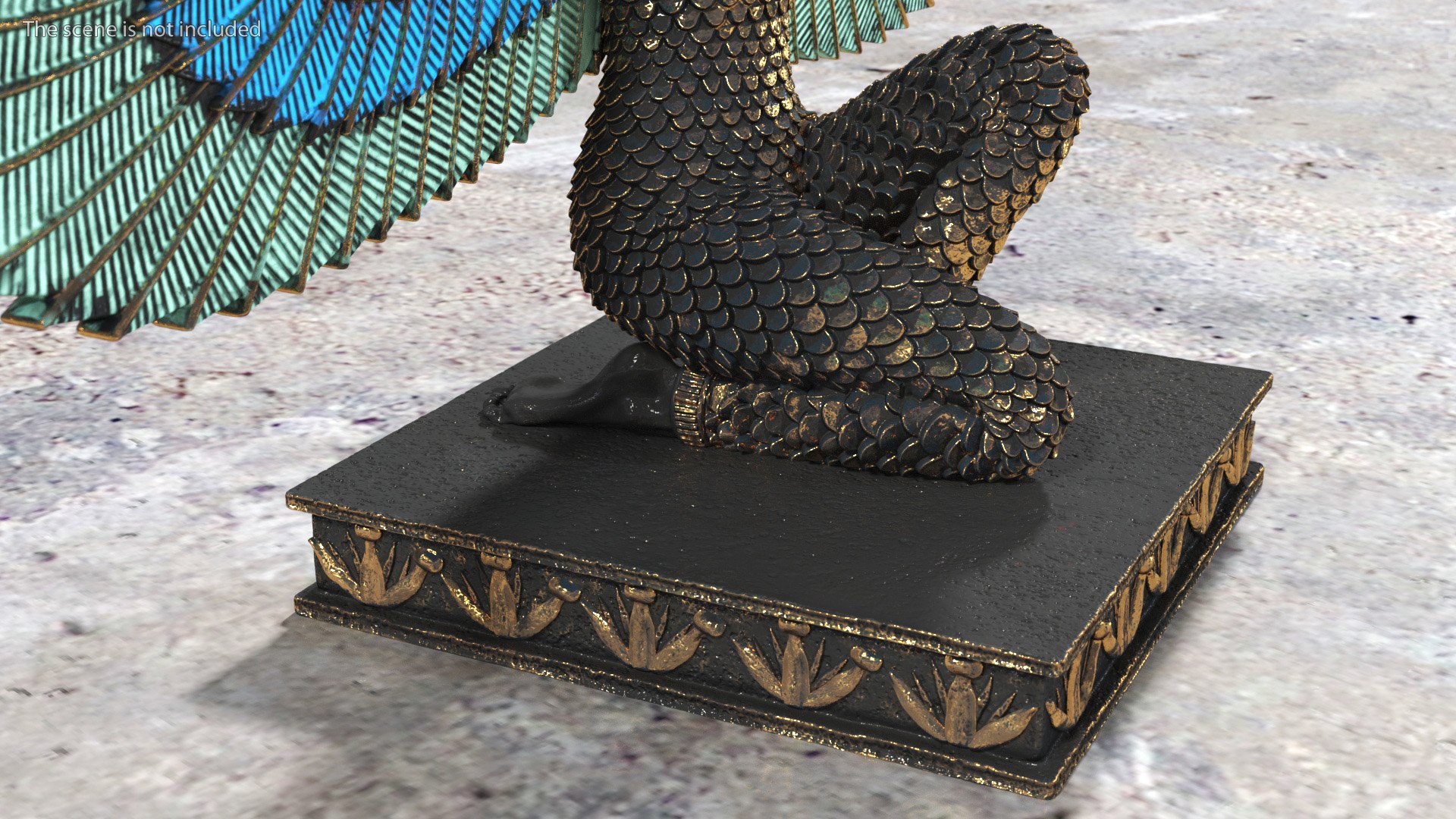 Egypt Goddess Isis Statue 3D model - TurboSquid 2027953