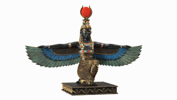 modelo 3d Estatua de la diosa Isis de Egipto - TurboSquid 2027953