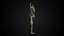 Stilisierte Skelettfigur – Schamane (Low-Poly-3D-Modell)
