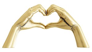 3D Figurine Hands Heart