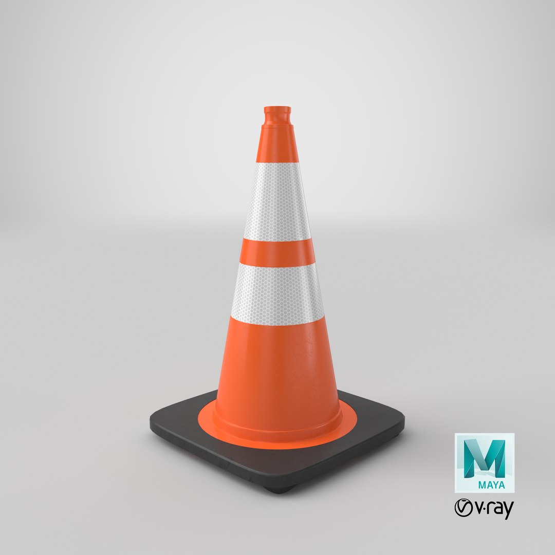 3D Model Traffic Cone 01 - TurboSquid 2045525