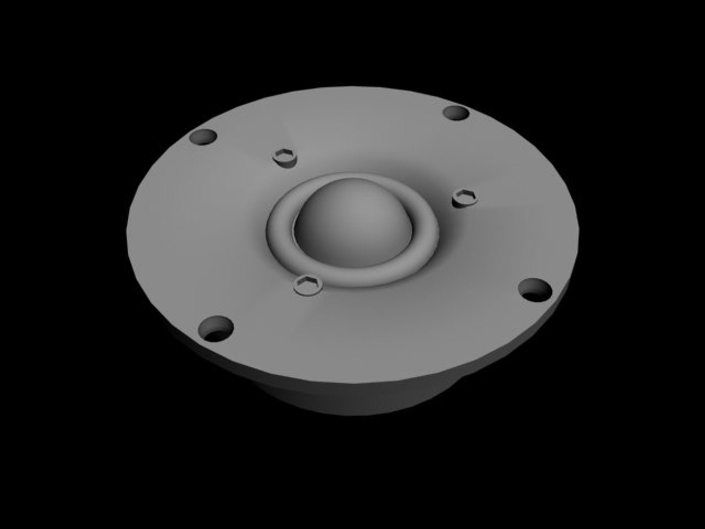 Free Tweeter Speaker 3d Model