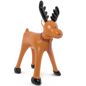 inflatable reindeer christmas 3d max