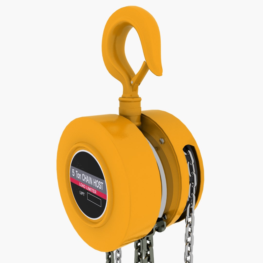 Hand Chain Hoist 3d Model