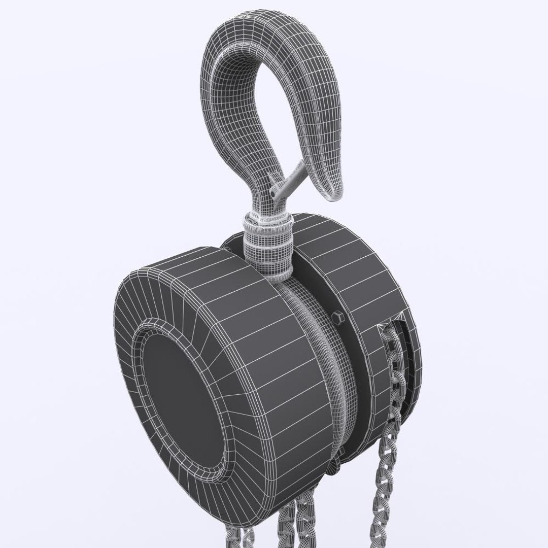 Hand Chain Hoist 3d Model