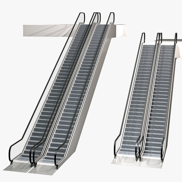 3D Escalator 01