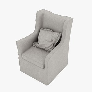 villevenete chair beverly 3D model