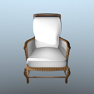 3d model bordeaux chair
