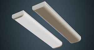 fluorescent bulb 2a 3D model