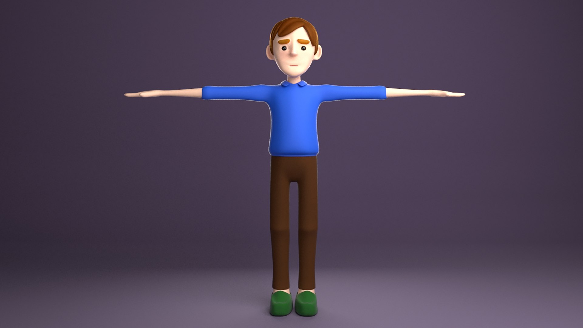 Rigging Boy Cartoon Modeler 3D Model - TurboSquid 1286708
