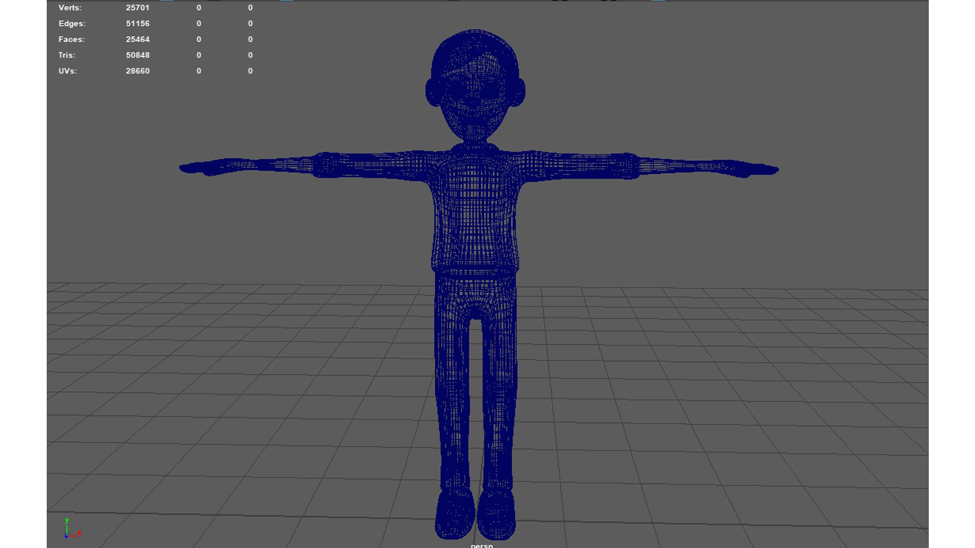 Rigging Boy Cartoon Modeler 3D Model - TurboSquid 1286708