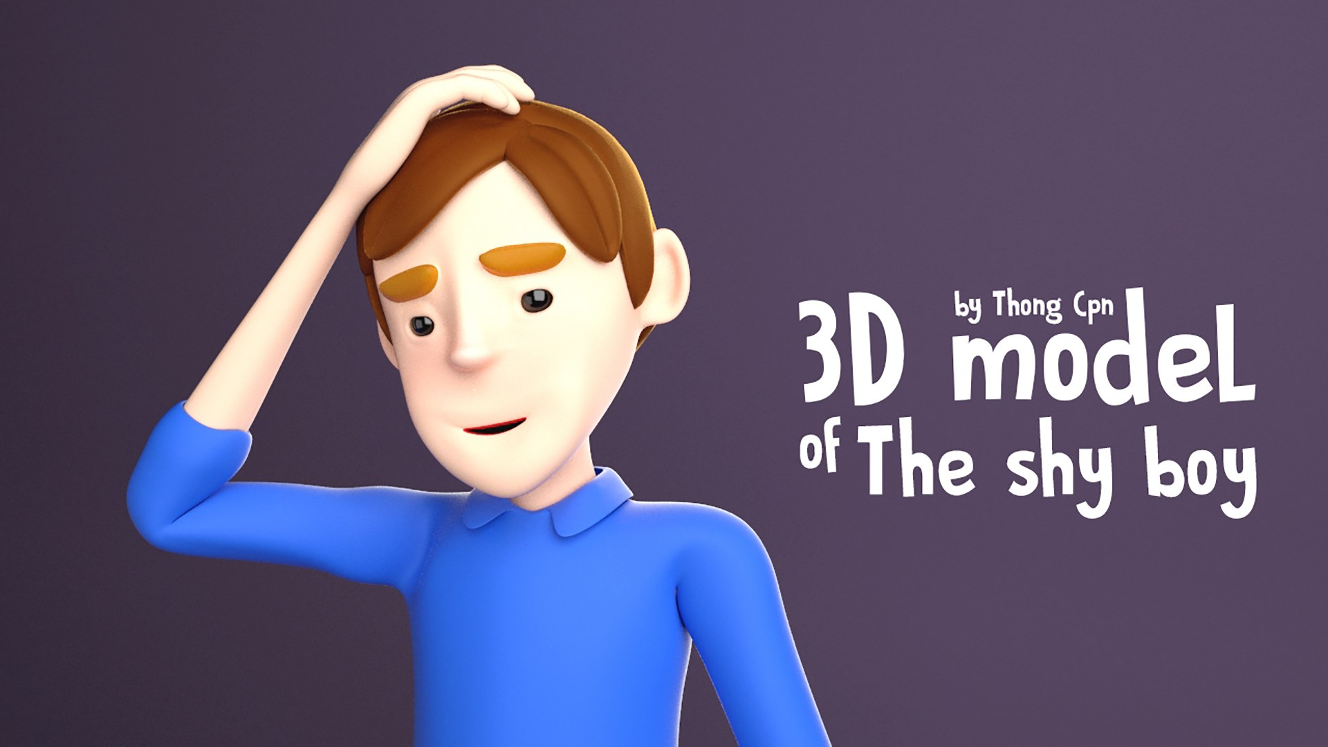 Rigging Boy Cartoon Modeler 3D Model - TurboSquid 1286708