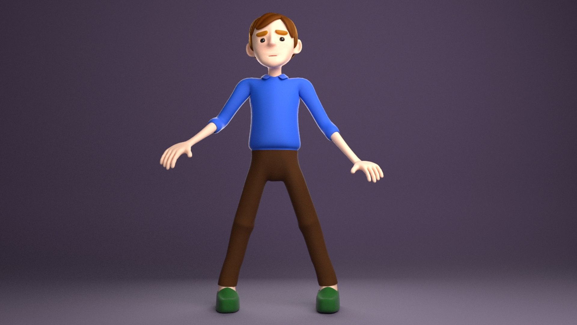 Rigging Boy Cartoon Modeler 3D Model - TurboSquid 1286708