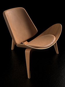Hans Wegner CH_07 easy chair + table