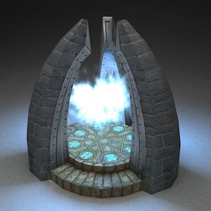 fantasy portal 3d model