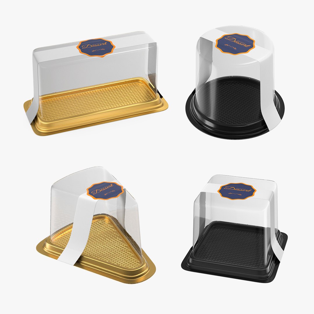 Plastic Food Containers Collection 3 3D model preview