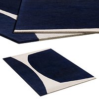 Matrix Signature Indigo Rug