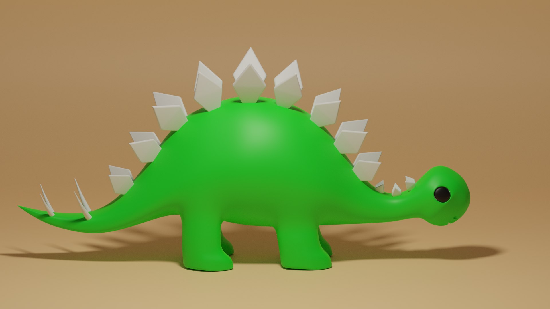3D Cartoon Cute Dinosaur Stegosaurus Toy 3D Model Model - TurboSquid ...