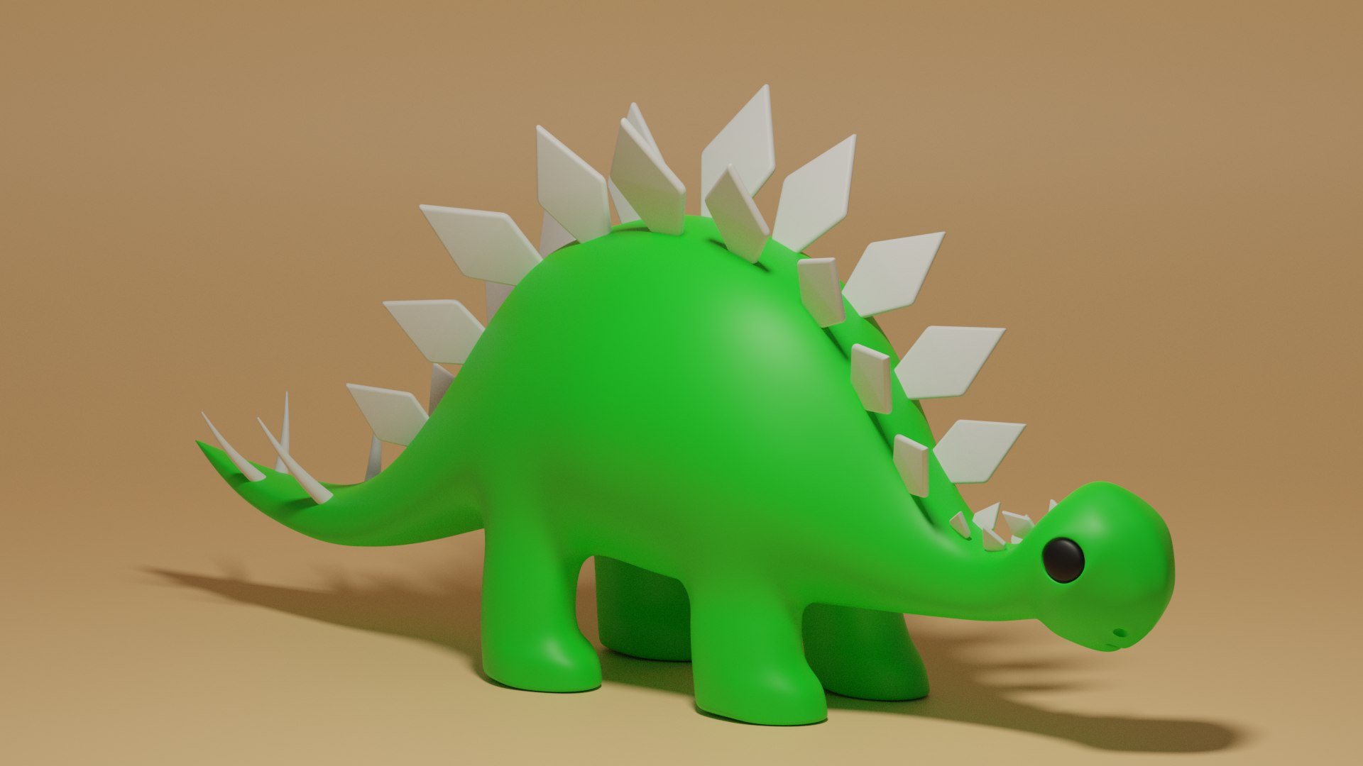 3D Cartoon Cute Dinosaur Stegosaurus Toy 3D Model Model - TurboSquid ...
