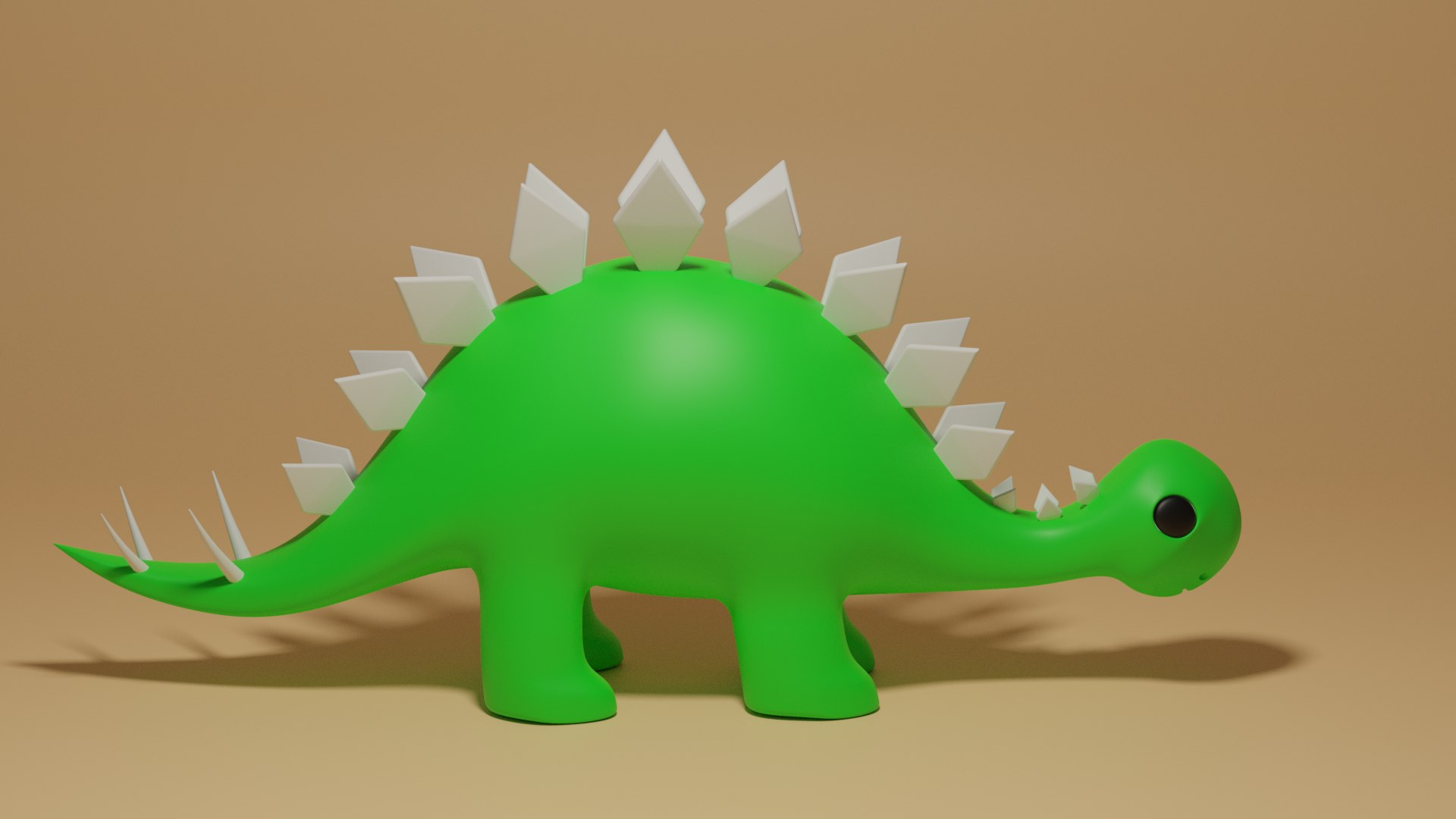 3D Cartoon Cute Dinosaur Stegosaurus Toy 3D Model Model - TurboSquid ...